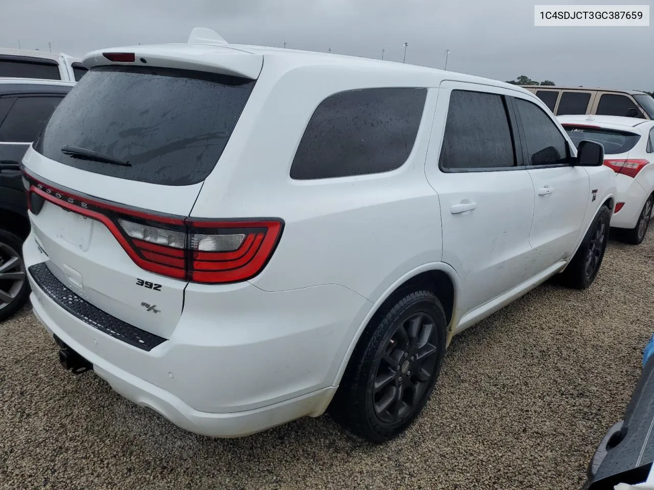 2016 Dodge Durango R/T VIN: 1C4SDJCT3GC387659 Lot: 73857204