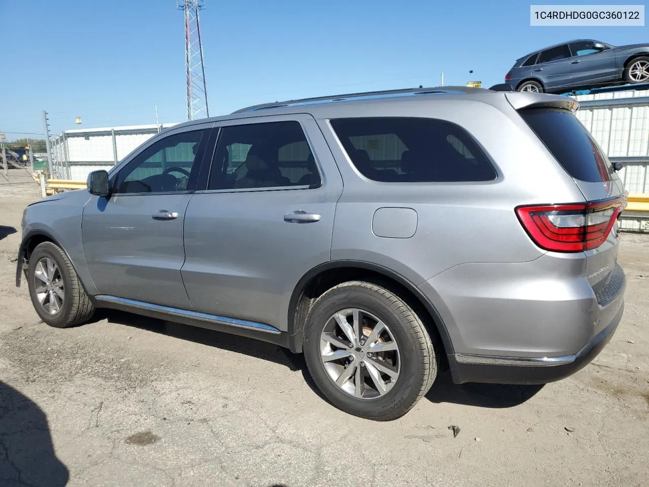 2016 Dodge Durango Limited VIN: 1C4RDHDG0GC360122 Lot: 74173064