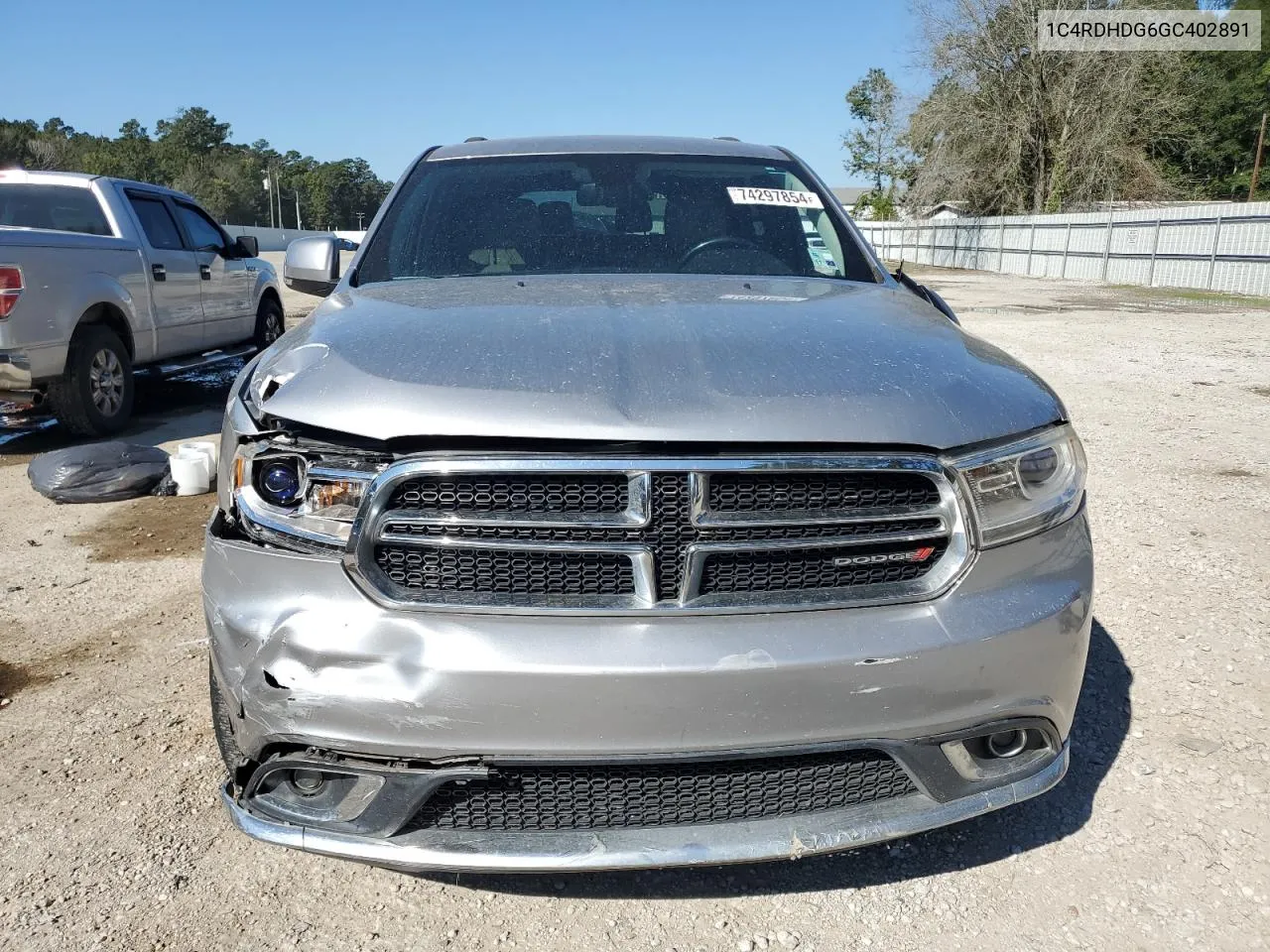 2016 Dodge Durango Limited VIN: 1C4RDHDG6GC402891 Lot: 74297854