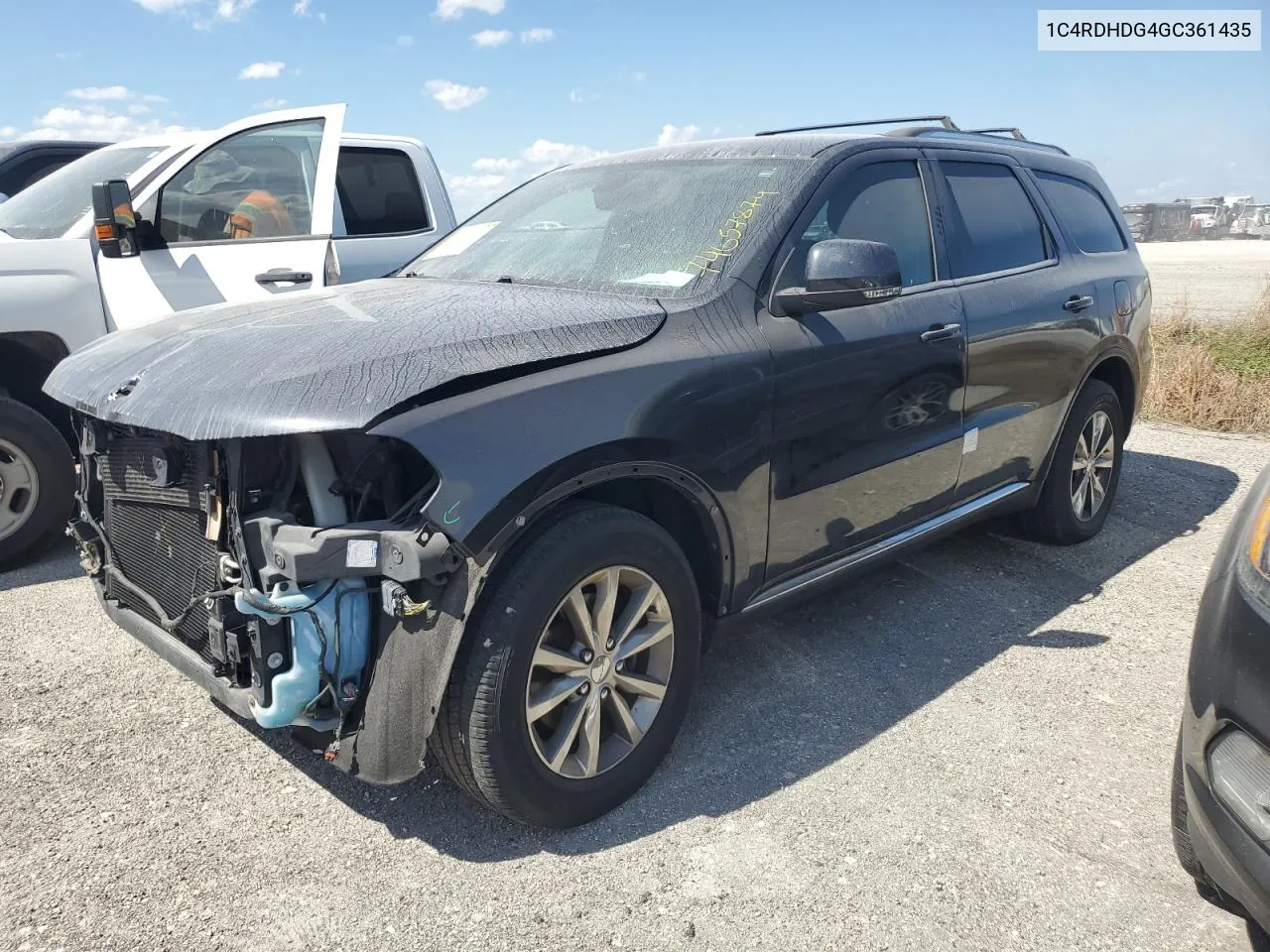 2016 Dodge Durango Limited VIN: 1C4RDHDG4GC361435 Lot: 74657874