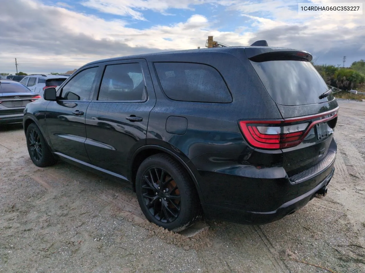 2016 Dodge Durango Sxt VIN: 1C4RDHAG6GC353227 Lot: 74740214