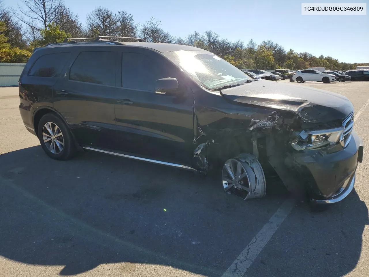 2016 Dodge Durango Limited VIN: 1C4RDJDG0GC346809 Lot: 75219484