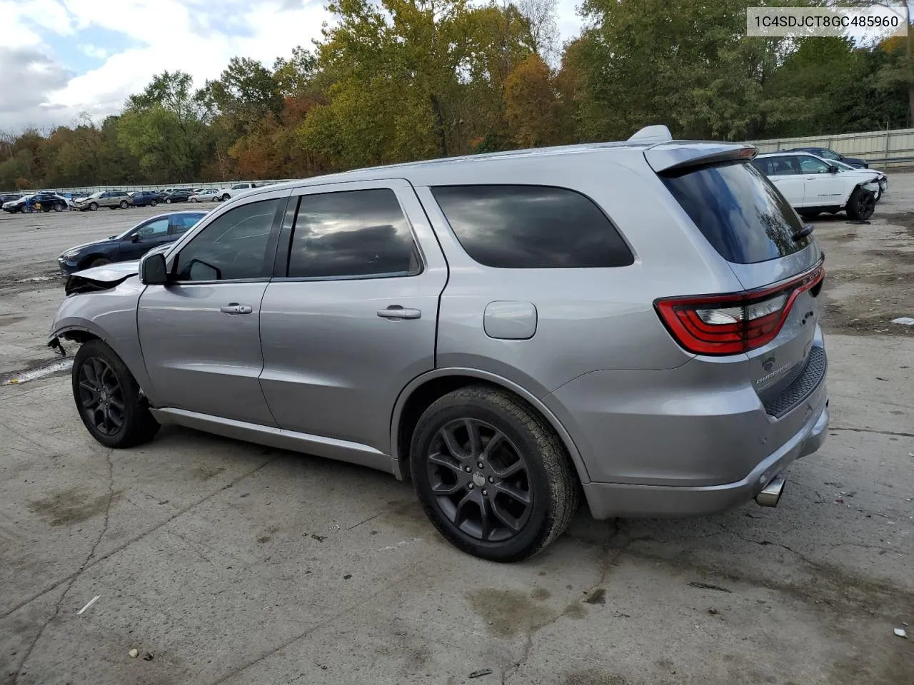 2016 Dodge Durango R/T VIN: 1C4SDJCT8GC485960 Lot: 76153854