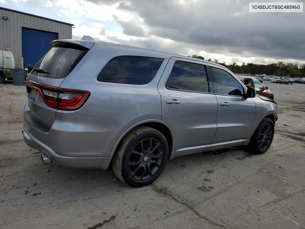 2016 Dodge Durango R/T VIN: 1C4SDJCT8GC485960 Lot: 76153854