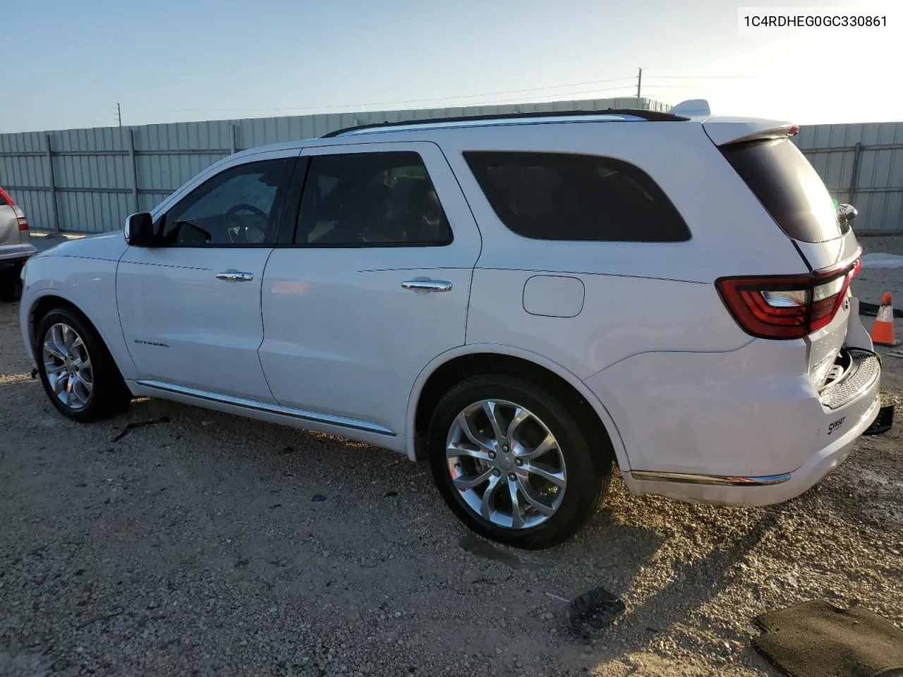 2016 Dodge Durango Citadel VIN: 1C4RDHEG0GC330861 Lot: 76790394