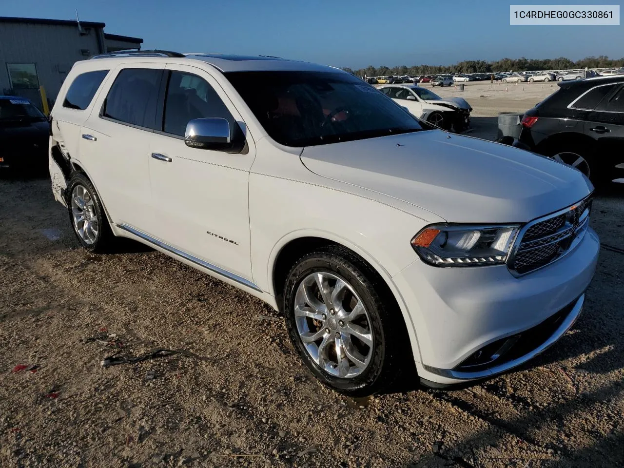 2016 Dodge Durango Citadel VIN: 1C4RDHEG0GC330861 Lot: 76790394