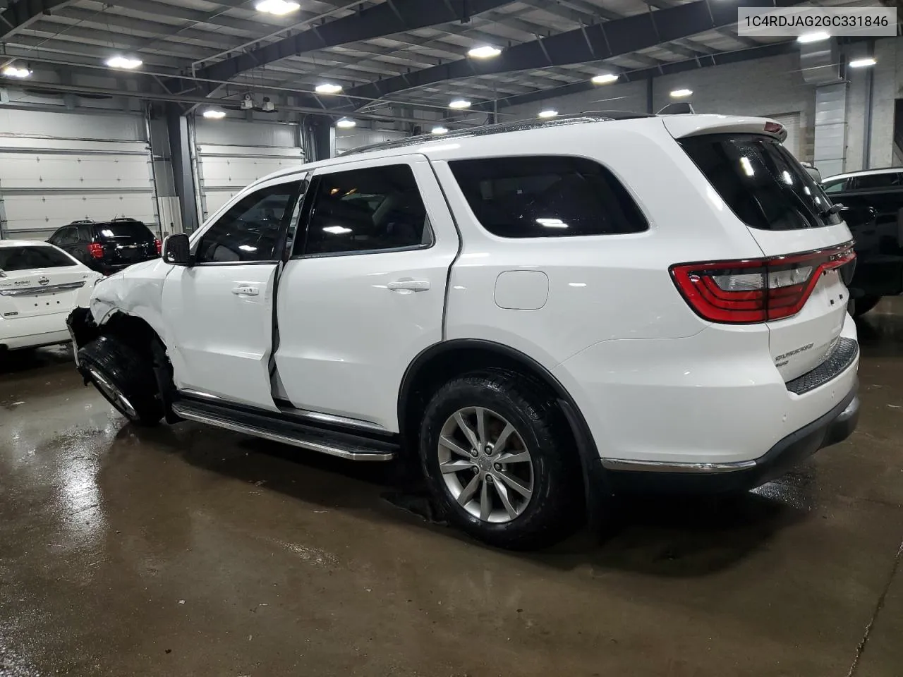 2016 Dodge Durango Sxt VIN: 1C4RDJAG2GC331846 Lot: 77448404