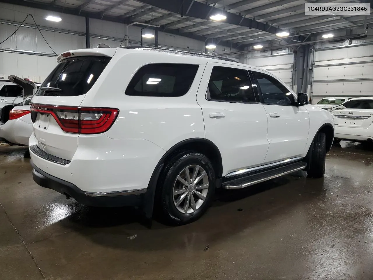 2016 Dodge Durango Sxt VIN: 1C4RDJAG2GC331846 Lot: 77448404