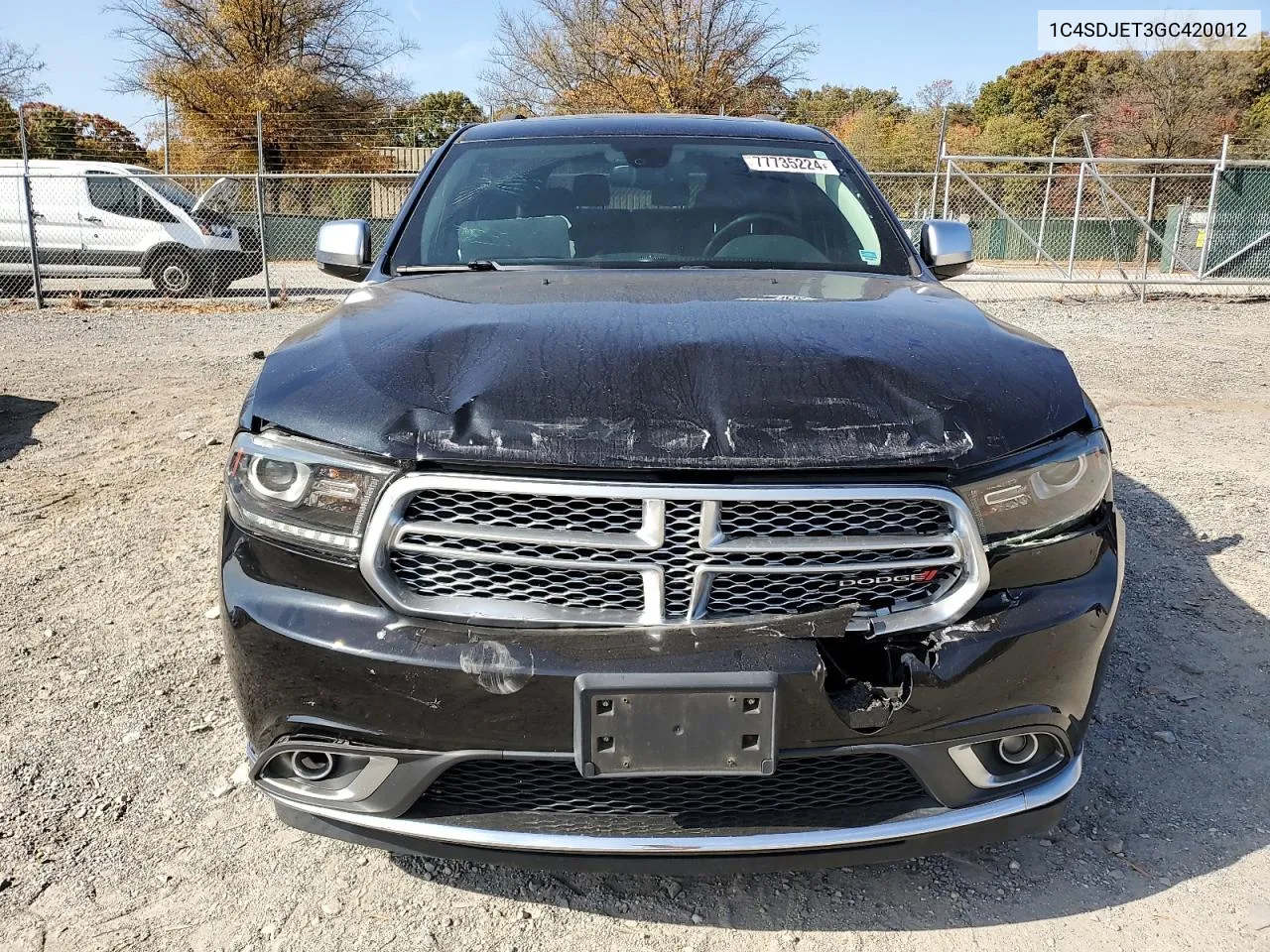 2016 Dodge Durango Citadel VIN: 1C4SDJET3GC420012 Lot: 77735224