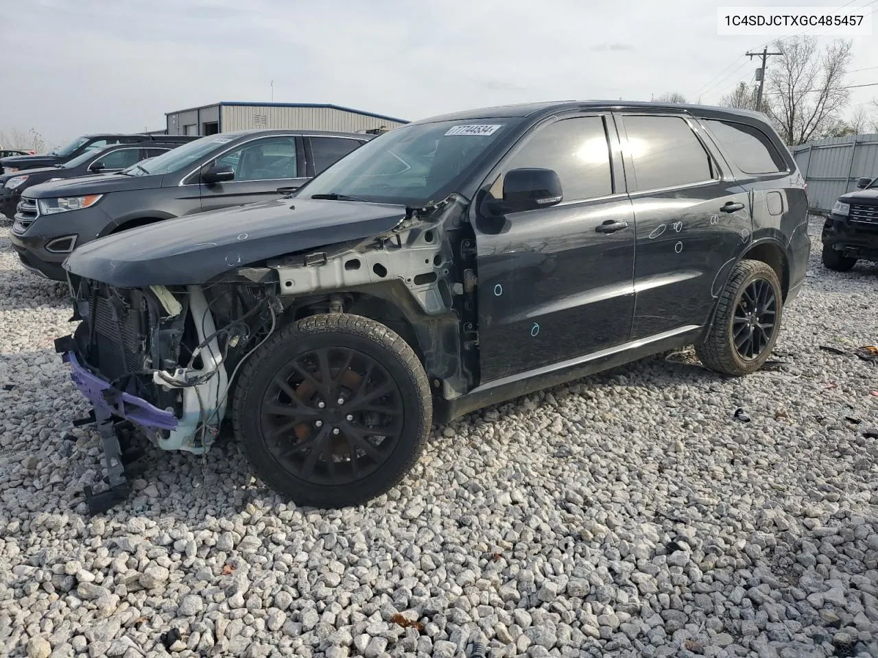 2016 Dodge Durango R/T VIN: 1C4SDJCTXGC485457 Lot: 77744534