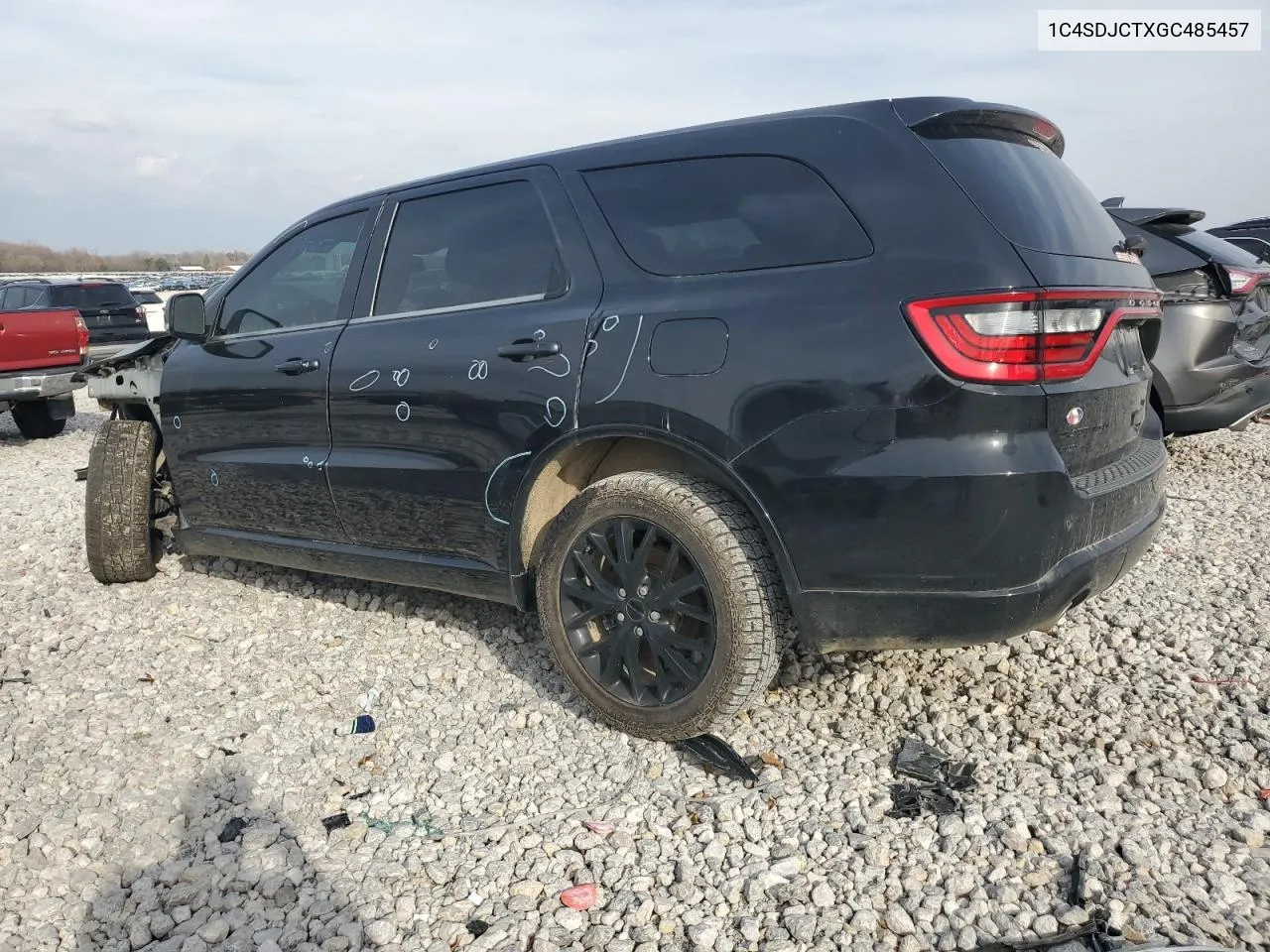 2016 Dodge Durango R/T VIN: 1C4SDJCTXGC485457 Lot: 77744534