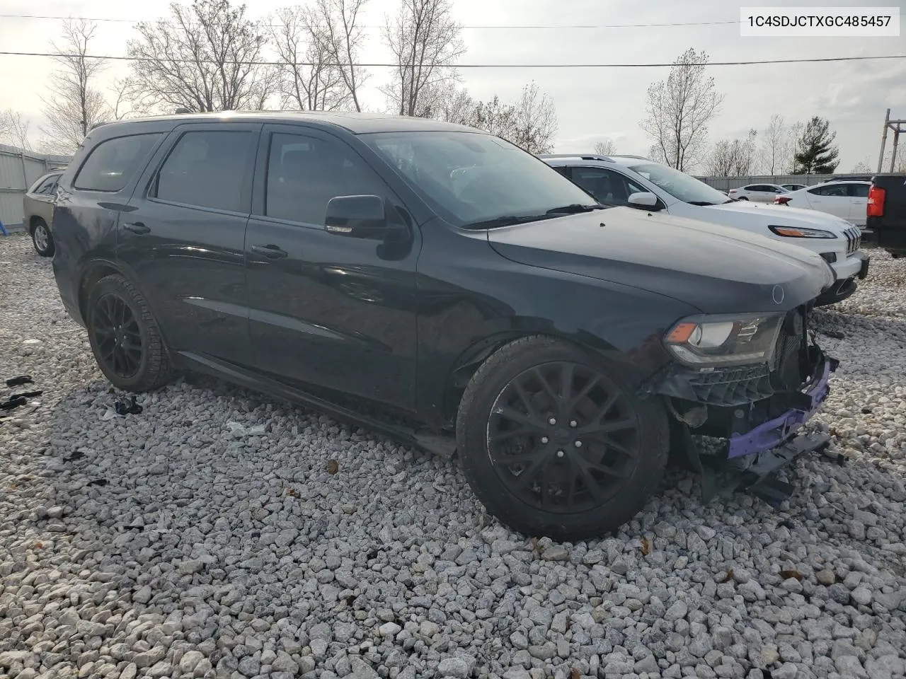 2016 Dodge Durango R/T VIN: 1C4SDJCTXGC485457 Lot: 77744534