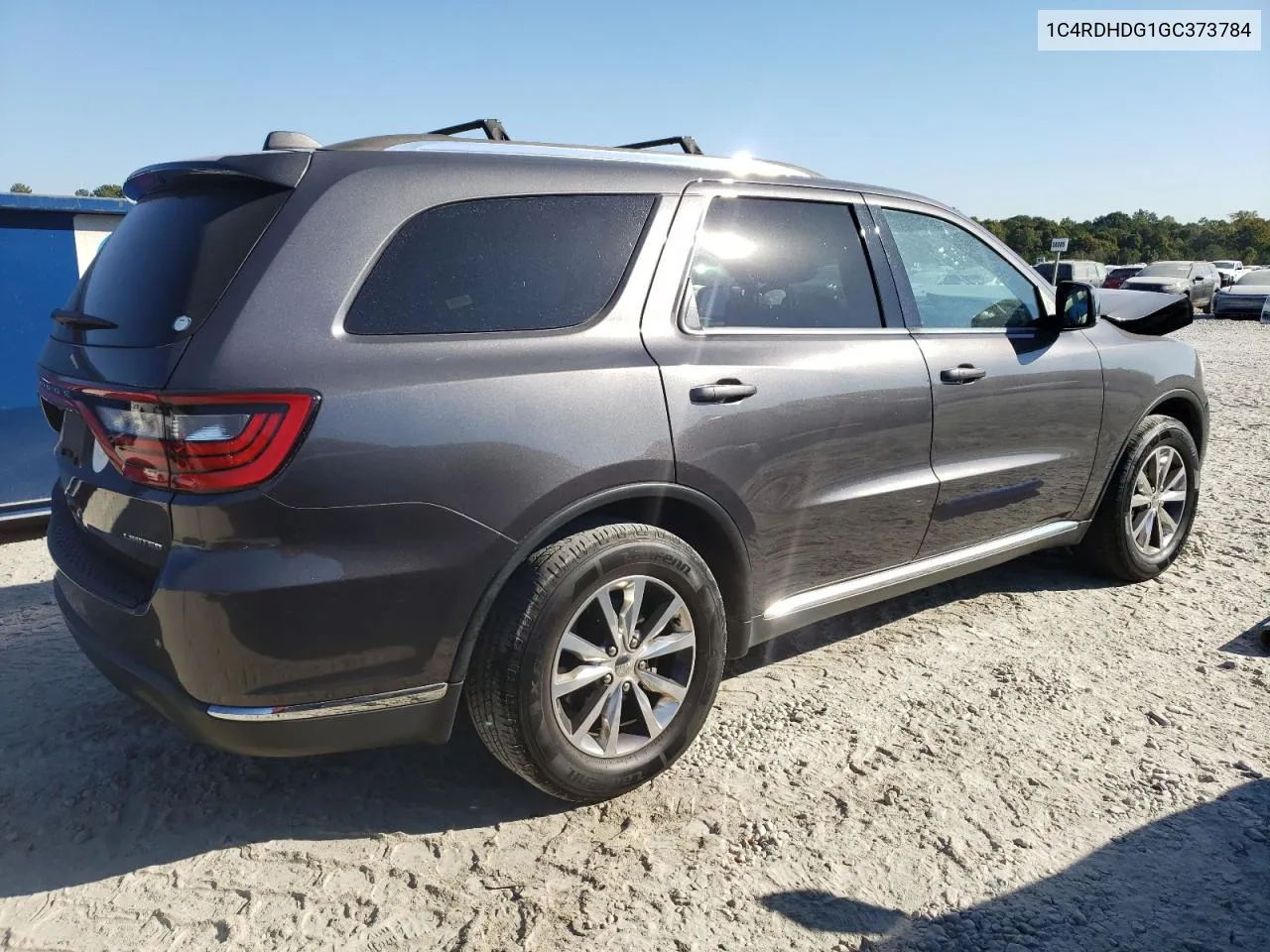 2016 Dodge Durango Limited VIN: 1C4RDHDG1GC373784 Lot: 77948554