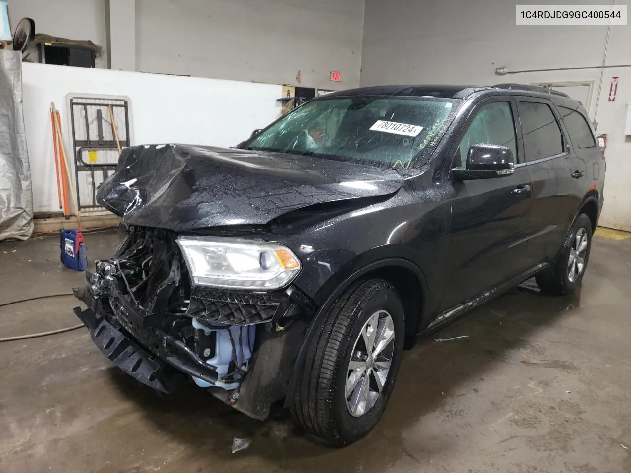 2016 Dodge Durango Limited VIN: 1C4RDJDG9GC400544 Lot: 78010724