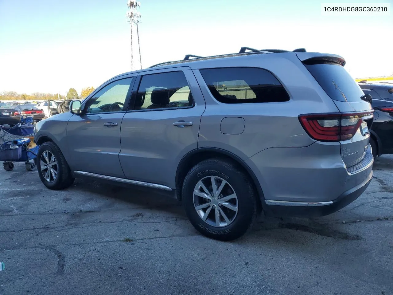 2016 Dodge Durango Limited VIN: 1C4RDHDG8GC360210 Lot: 78904884