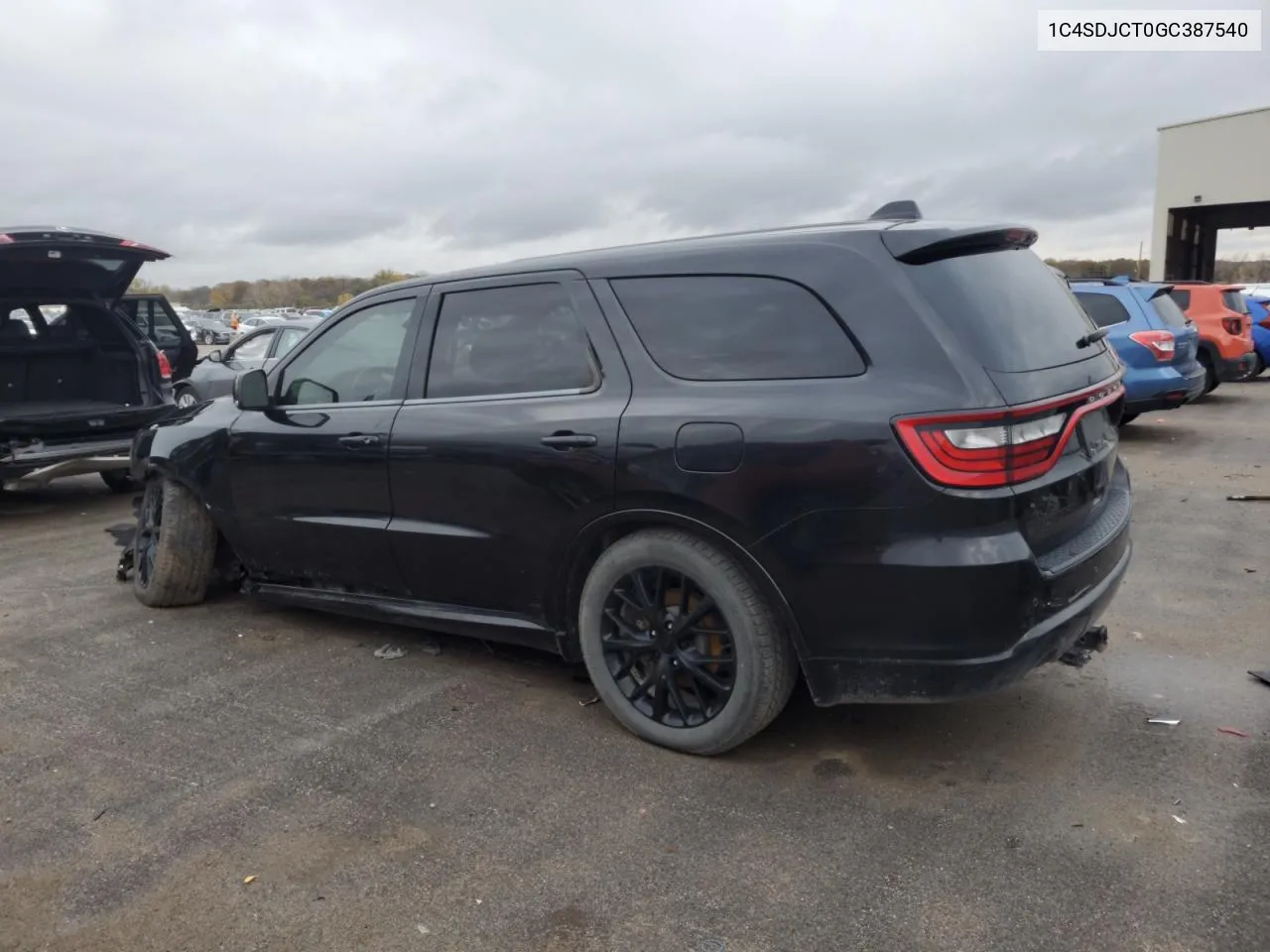 2016 Dodge Durango R/T VIN: 1C4SDJCT0GC387540 Lot: 78990964