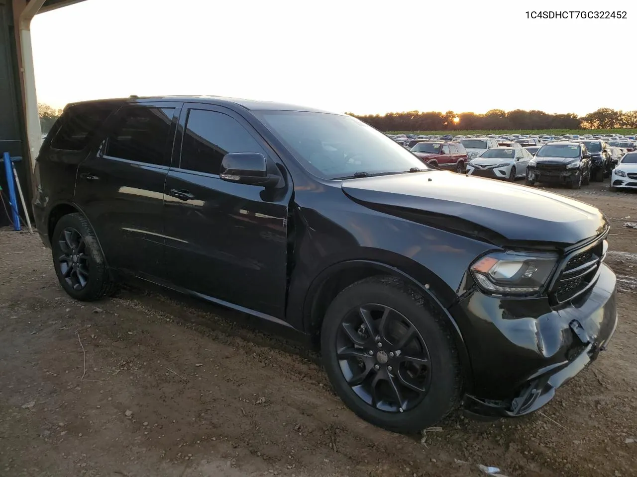 2016 Dodge Durango R/T VIN: 1C4SDHCT7GC322452 Lot: 80170064