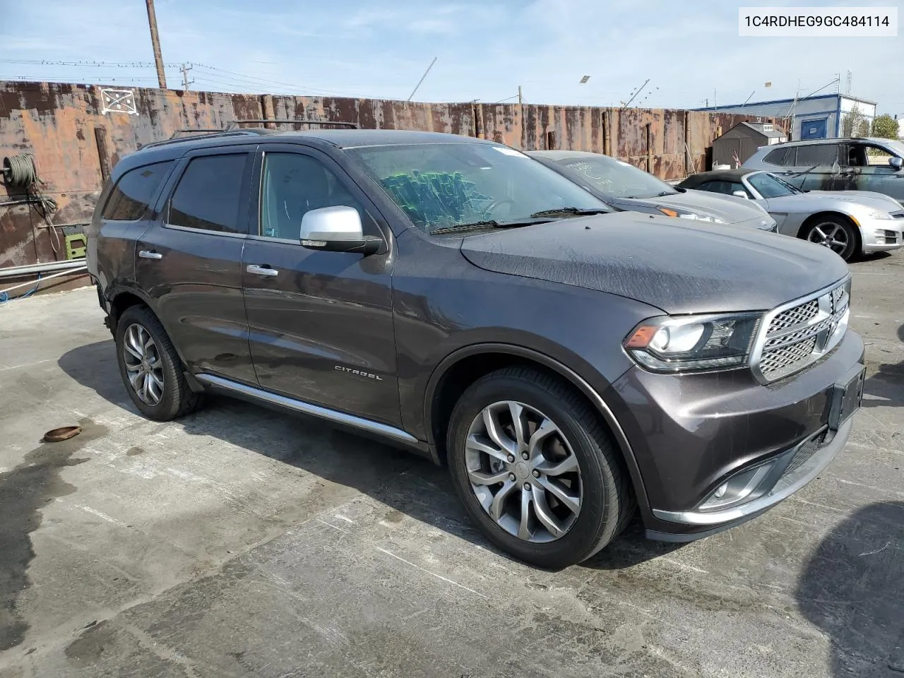 2016 Dodge Durango Citadel VIN: 1C4RDHEG9GC484114 Lot: 81320344