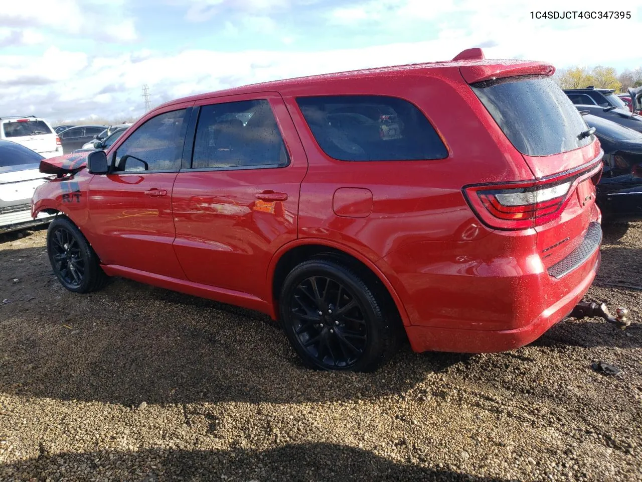 2016 Dodge Durango R/T VIN: 1C4SDJCT4GC347395 Lot: 81569014