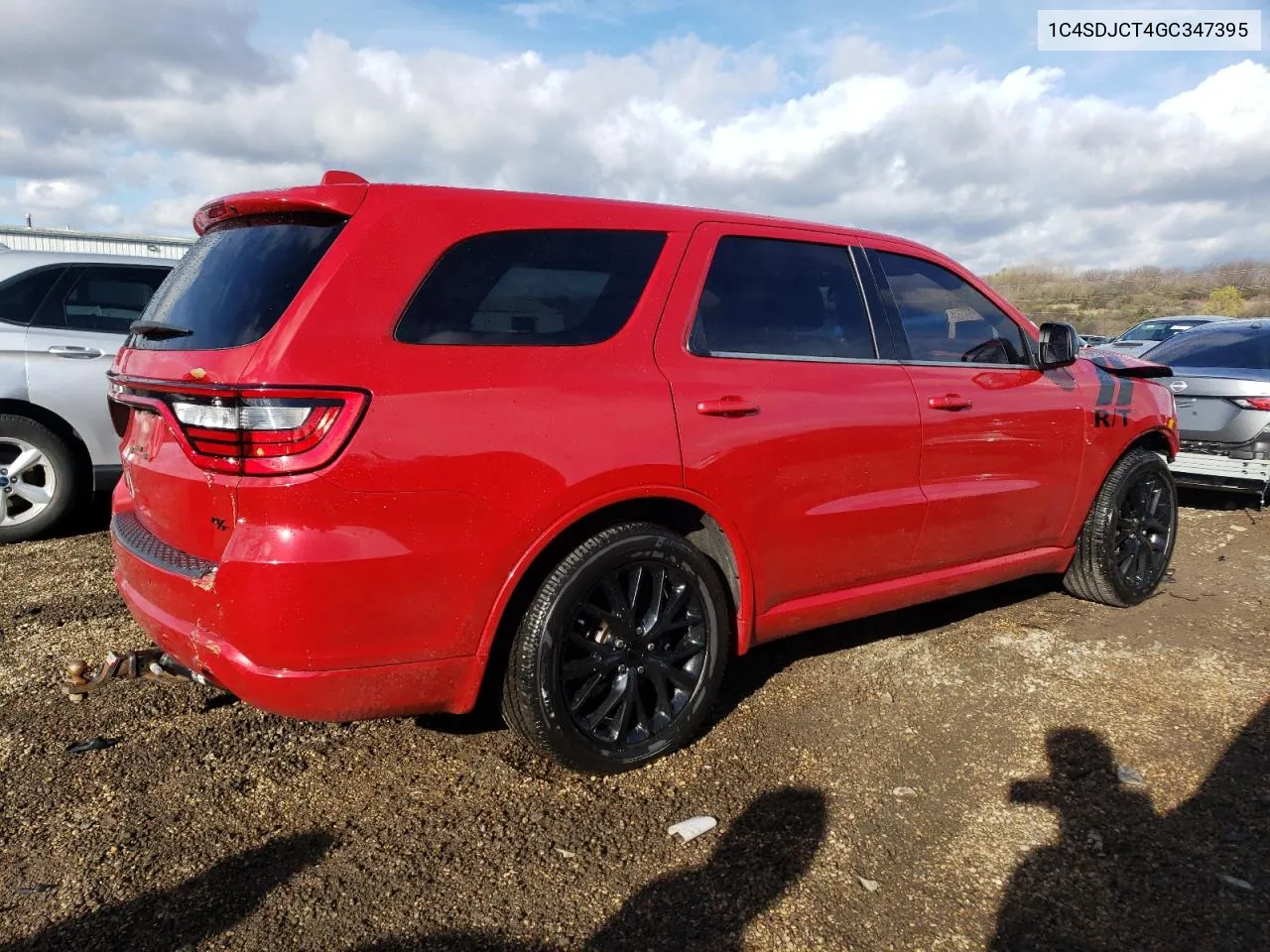 2016 Dodge Durango R/T VIN: 1C4SDJCT4GC347395 Lot: 81569014