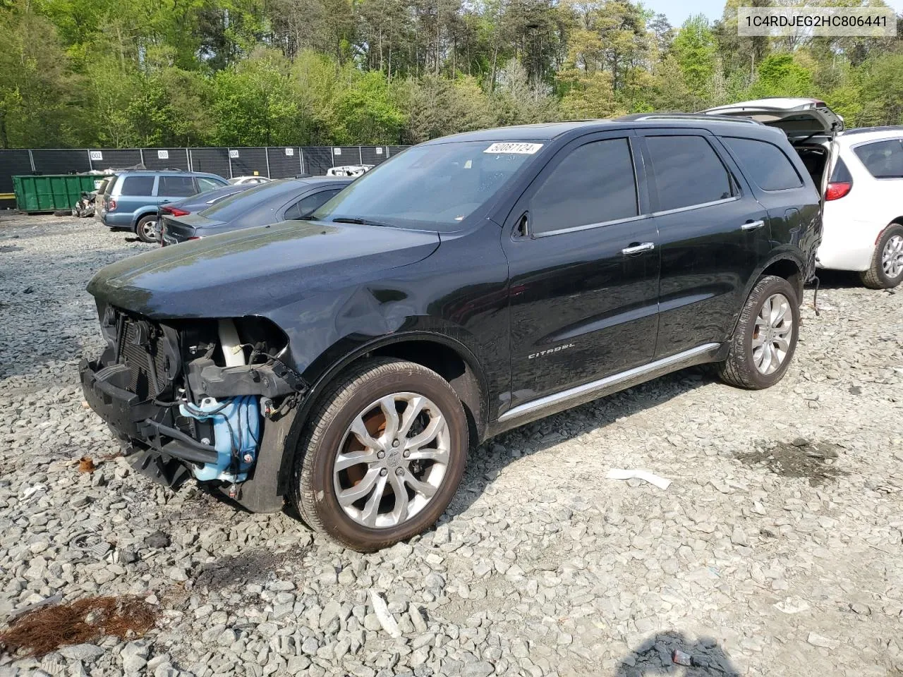 2017 Dodge Durango Citadel VIN: 1C4RDJEG2HC806441 Lot: 50087124