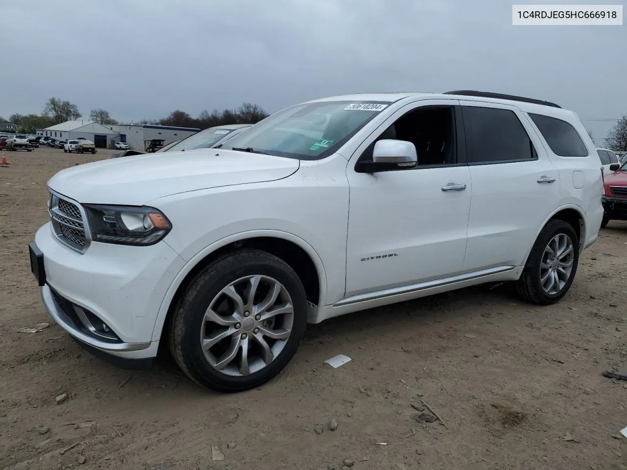 2017 Dodge Durango Citadel VIN: 1C4RDJEG5HC666918 Lot: 50610204