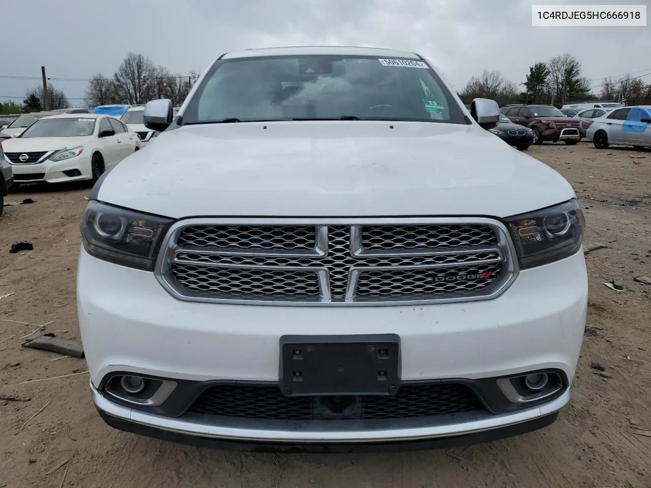 1C4RDJEG5HC666918 2017 Dodge Durango Citadel