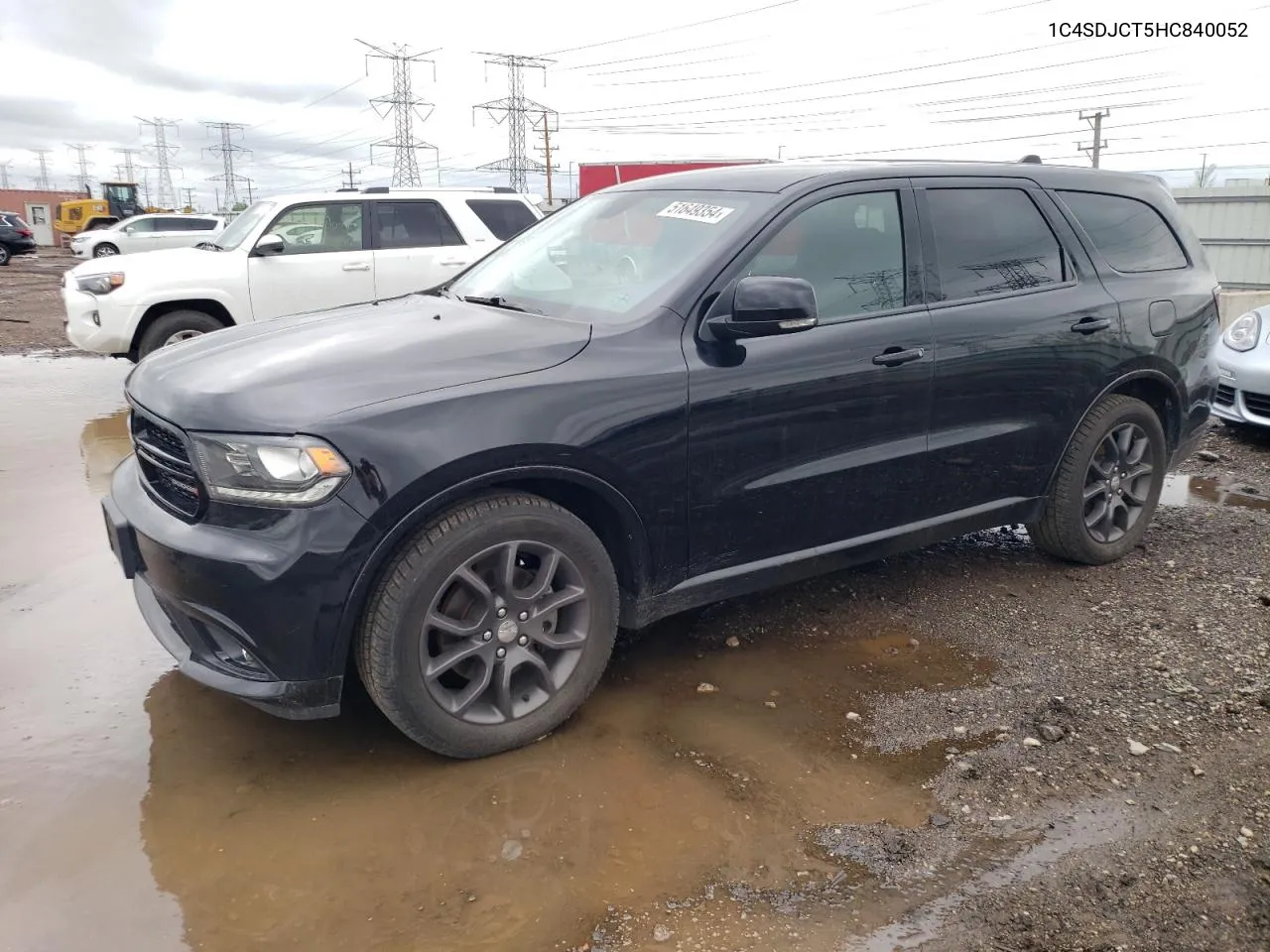 2017 Dodge Durango R/T VIN: 1C4SDJCT5HC840052 Lot: 51649354