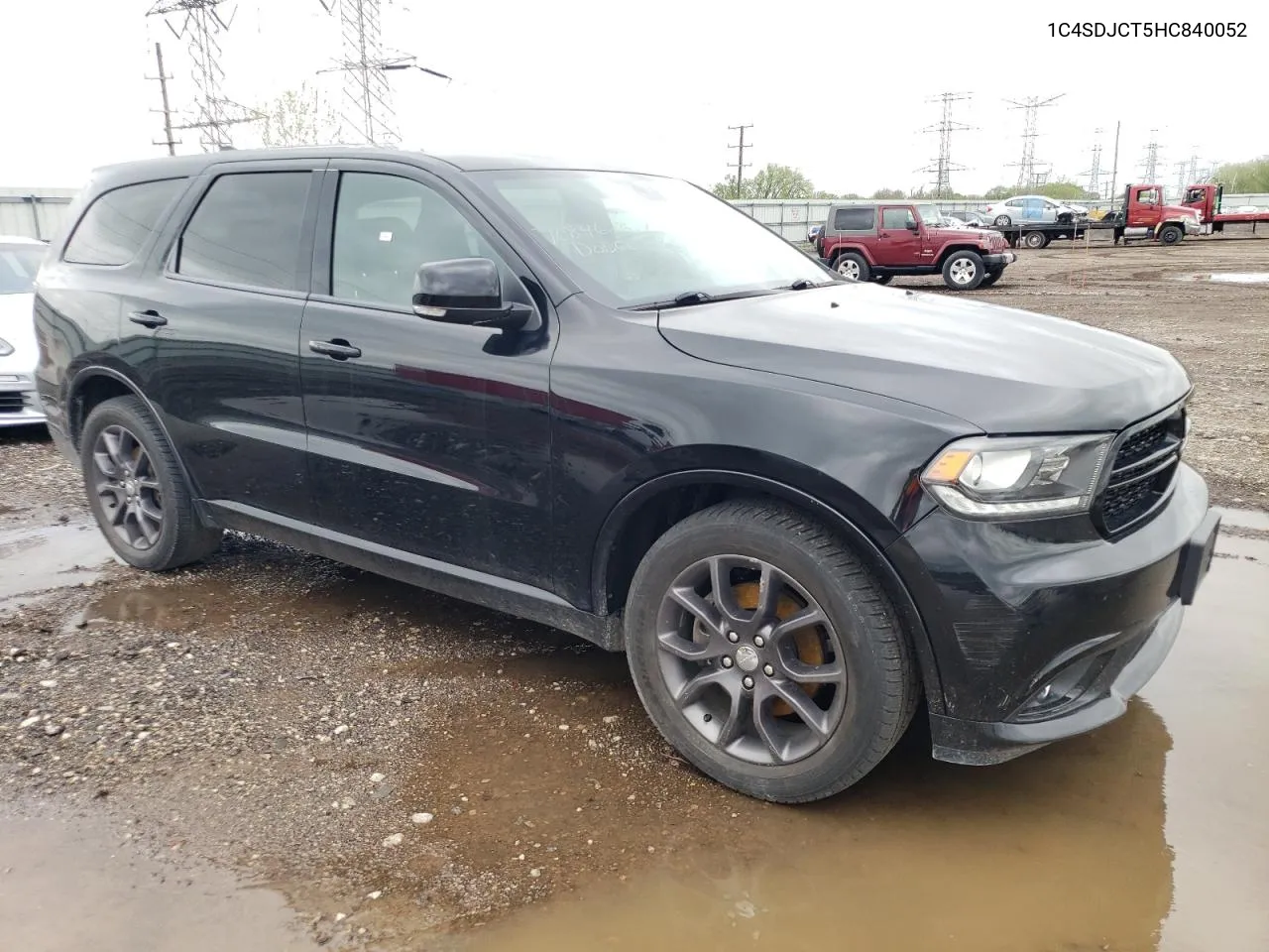 2017 Dodge Durango R/T VIN: 1C4SDJCT5HC840052 Lot: 51649354