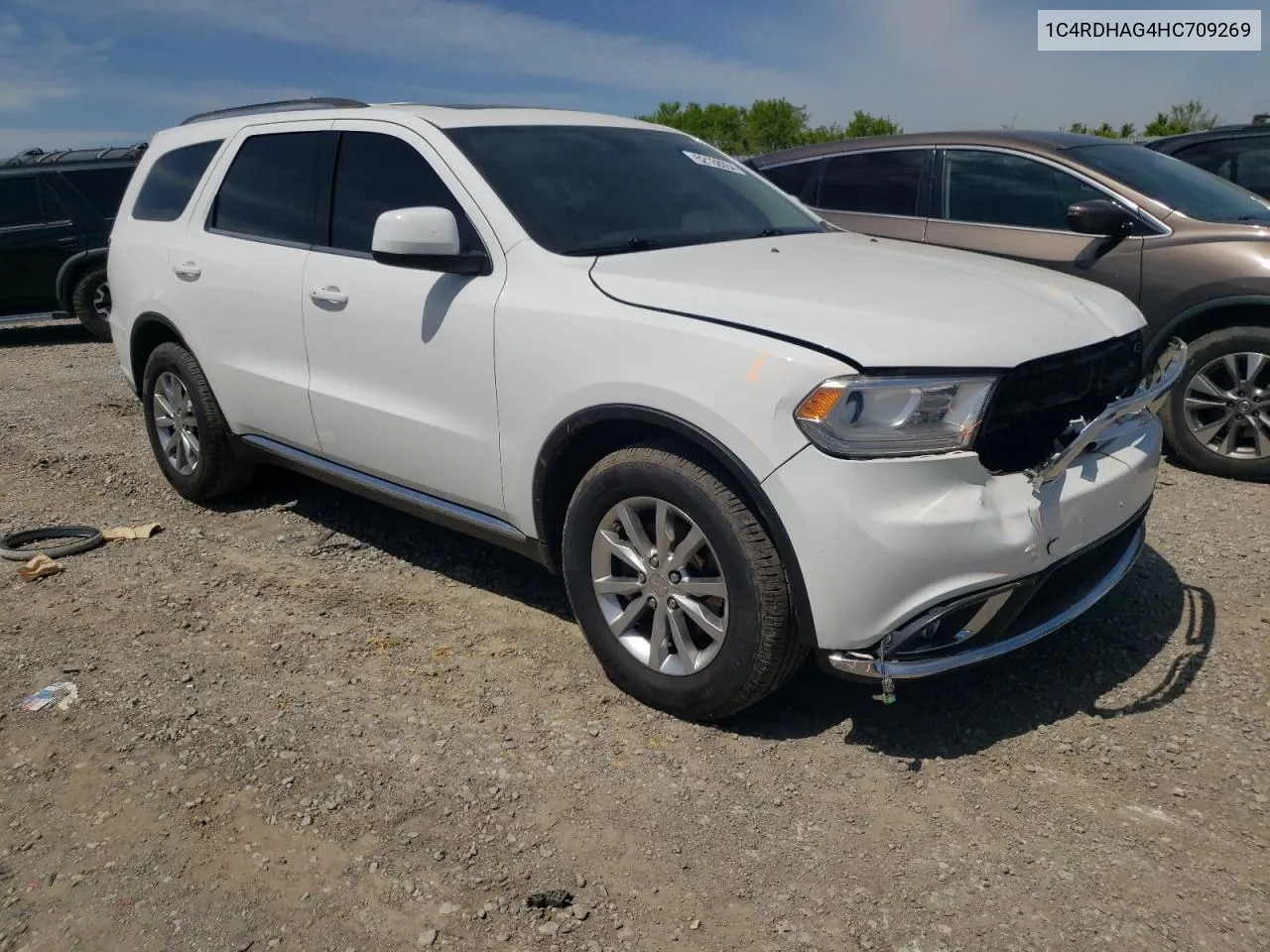 2017 Dodge Durango Sxt VIN: 1C4RDHAG4HC709269 Lot: 52168054