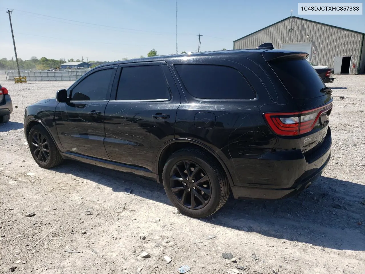 2017 Dodge Durango R/T VIN: 1C4SDJCTXHC857333 Lot: 52517284