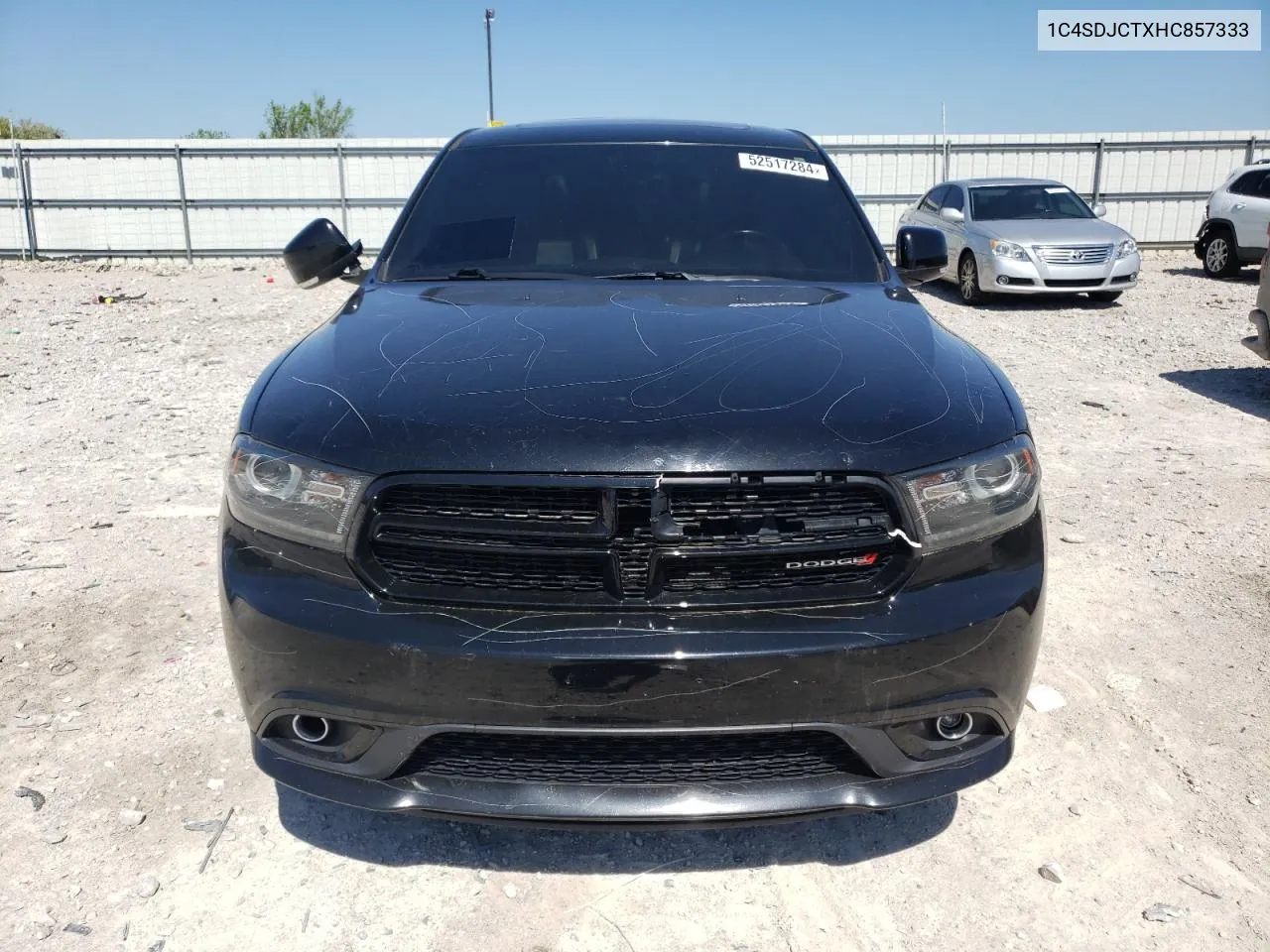 2017 Dodge Durango R/T VIN: 1C4SDJCTXHC857333 Lot: 52517284