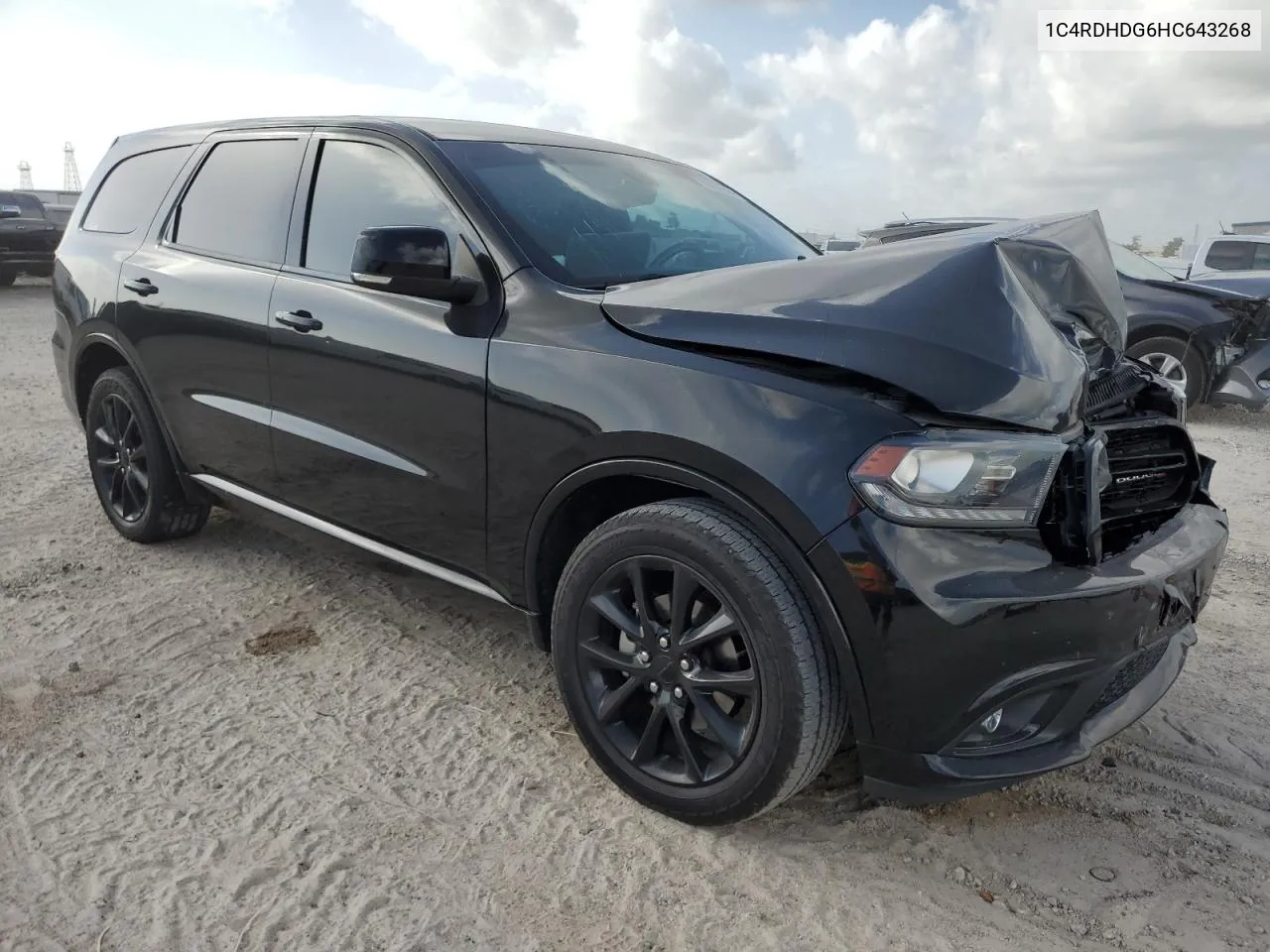 2017 Dodge Durango Gt VIN: 1C4RDHDG6HC643268 Lot: 59232044