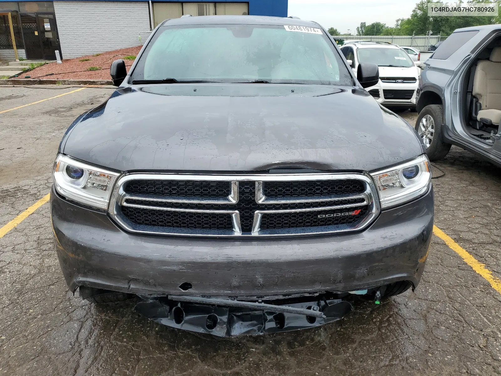 2017 Dodge Durango Sxt VIN: 1C4RDJAG7HC780926 Lot: 60481974