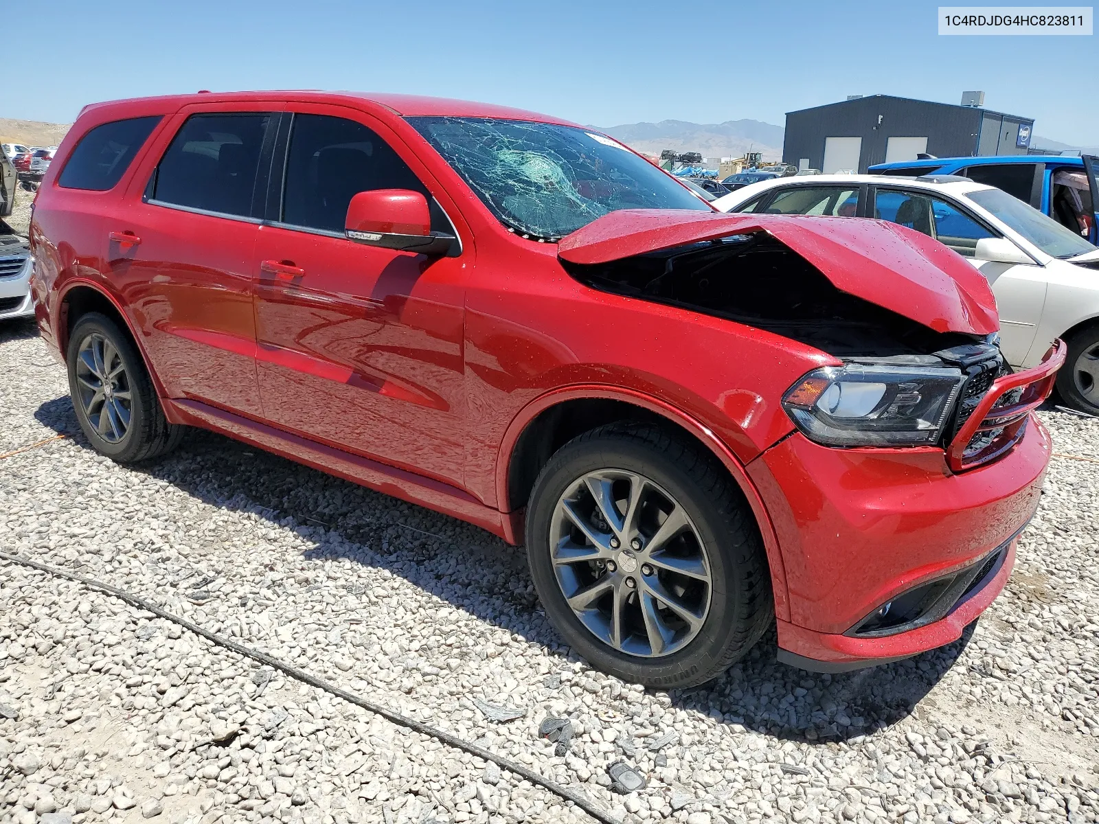 2017 Dodge Durango Gt VIN: 1C4RDJDG4HC823811 Lot: 61408434