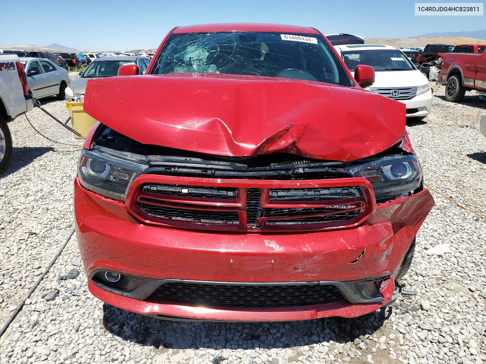 2017 Dodge Durango Gt VIN: 1C4RDJDG4HC823811 Lot: 61408434