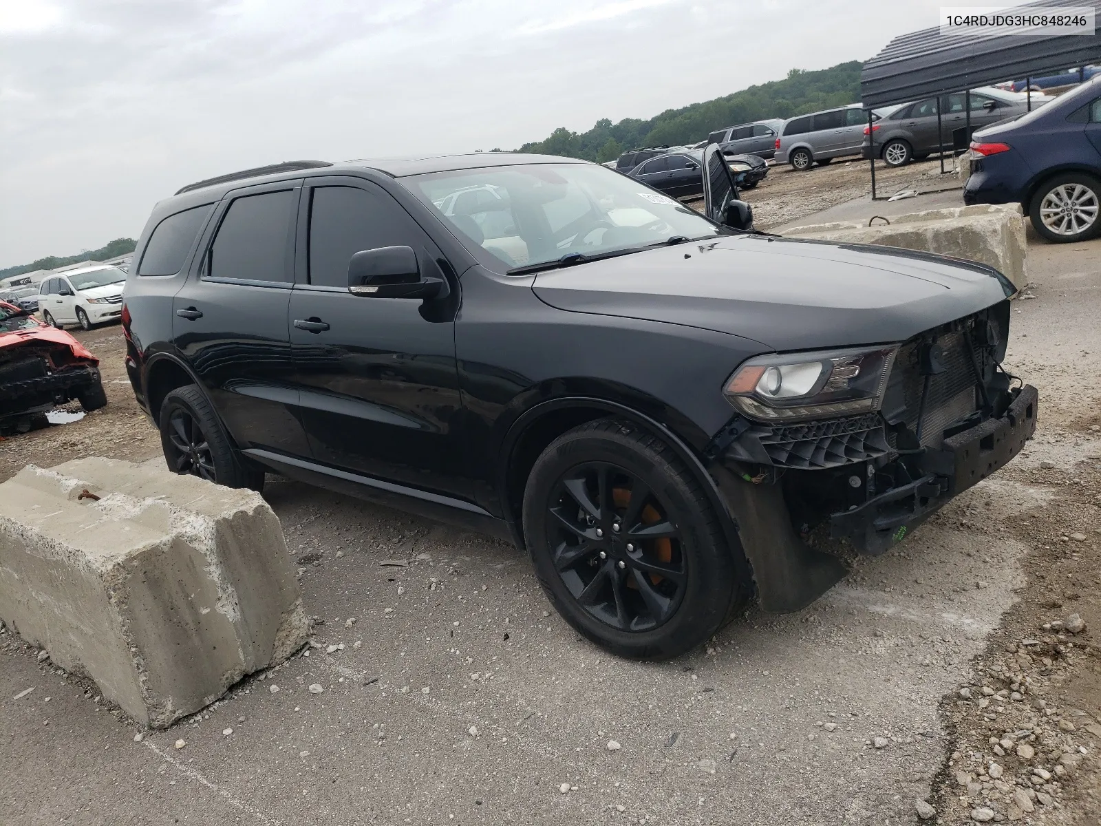 2017 Dodge Durango Gt VIN: 1C4RDJDG3HC848246 Lot: 61507534