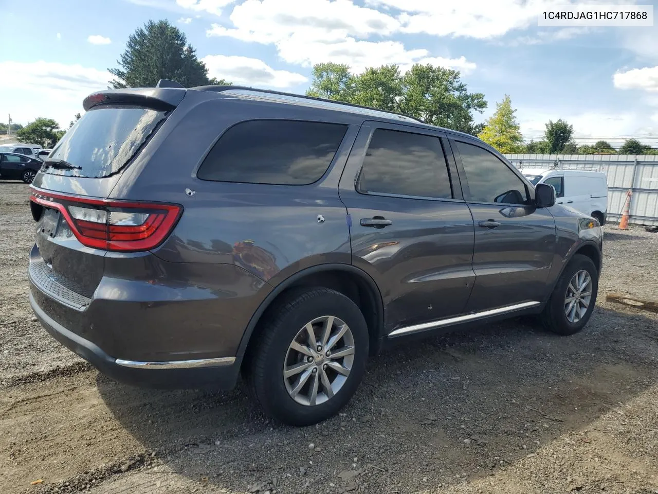 2017 Dodge Durango Sxt VIN: 1C4RDJAG1HC717868 Lot: 61755884