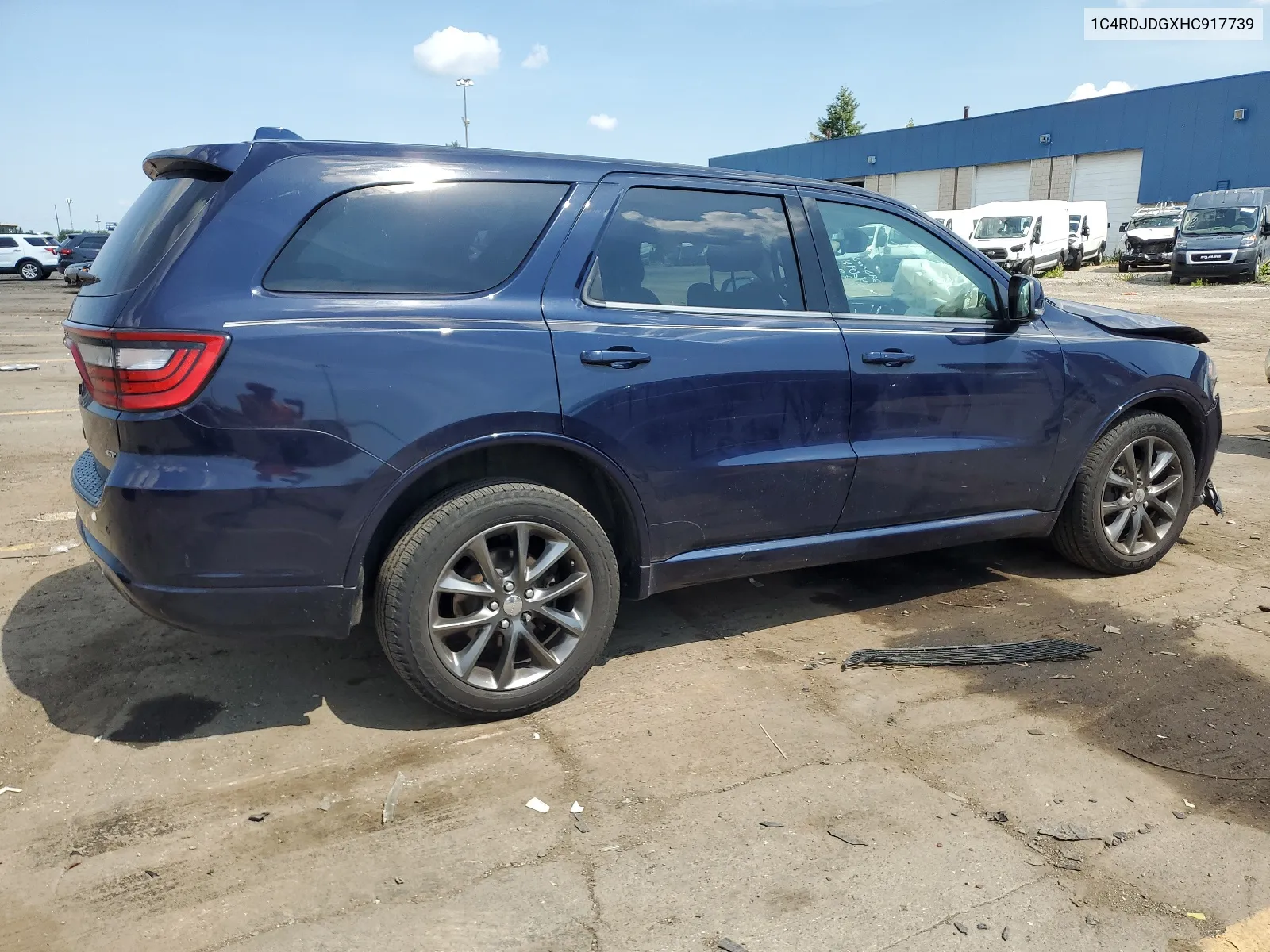 2017 Dodge Durango Gt VIN: 1C4RDJDGXHC917739 Lot: 62022864