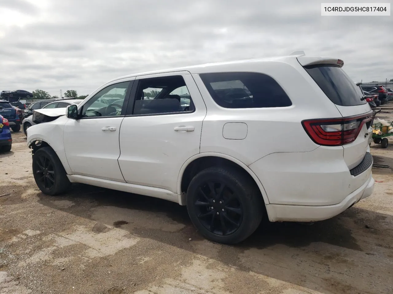 2017 Dodge Durango Gt VIN: 1C4RDJDG5HC817404 Lot: 62039124