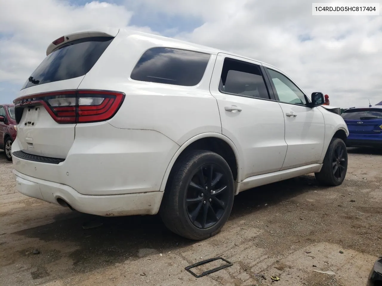 2017 Dodge Durango Gt VIN: 1C4RDJDG5HC817404 Lot: 62039124