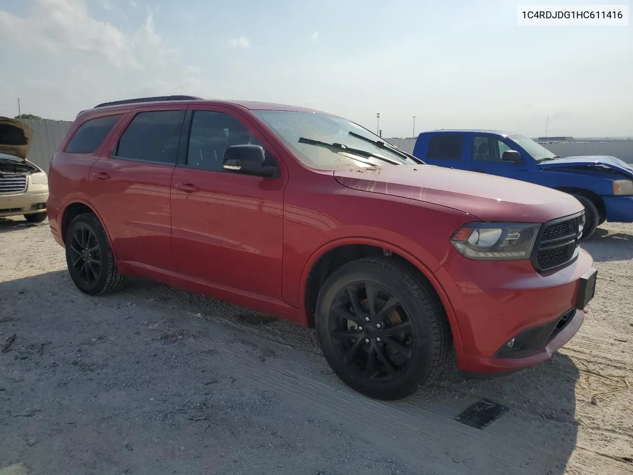 1C4RDJDG1HC611416 2017 Dodge Durango Gt