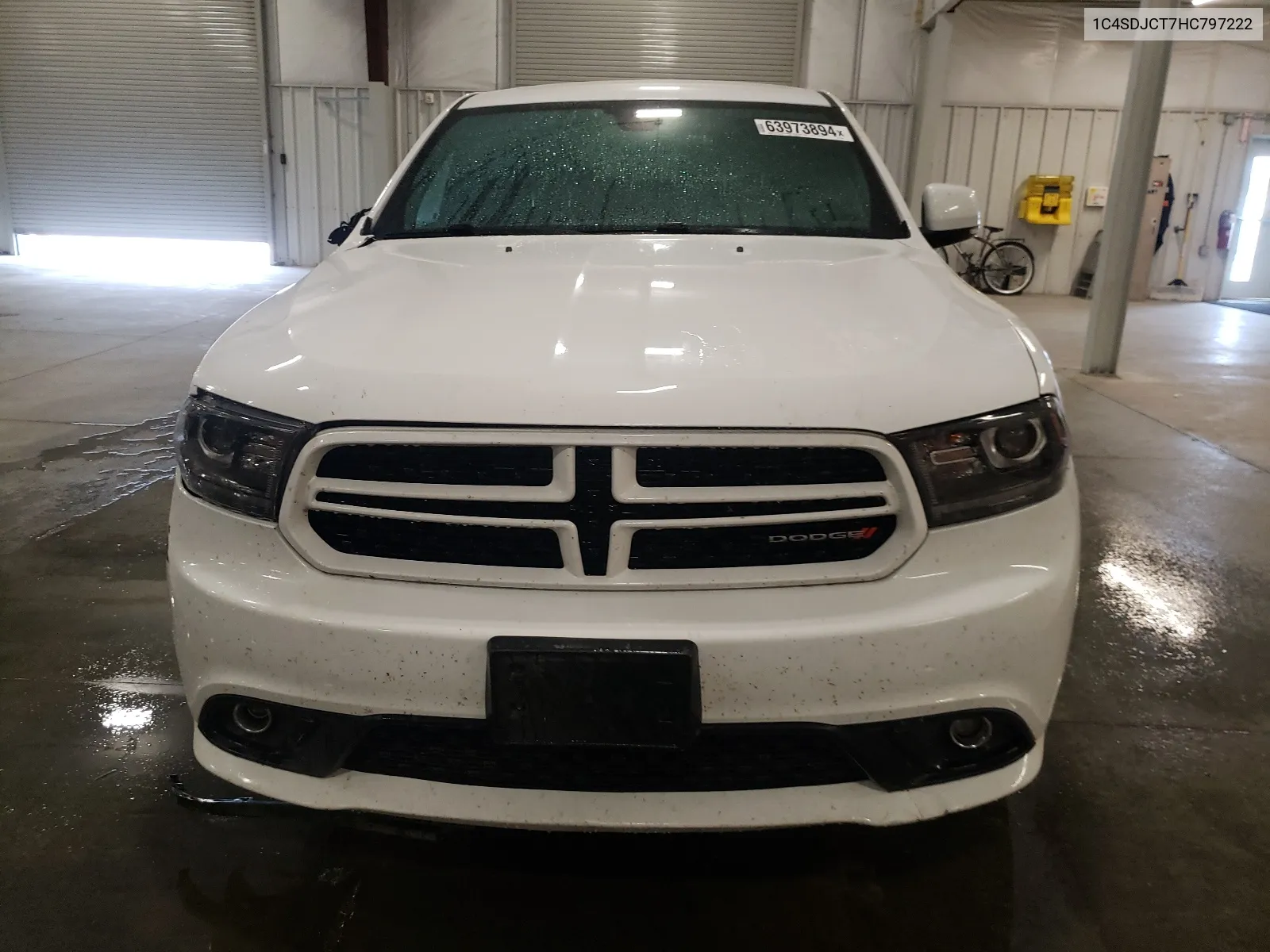 2017 Dodge Durango R/T VIN: 1C4SDJCT7HC797222 Lot: 63973894