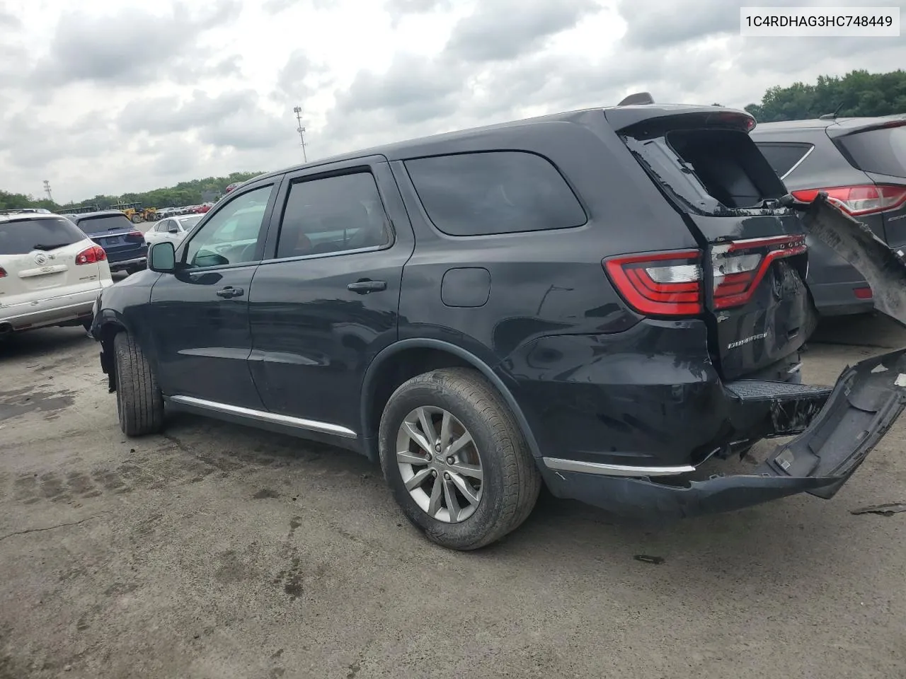 2017 Dodge Durango Sxt VIN: 1C4RDHAG3HC748449 Lot: 64461604