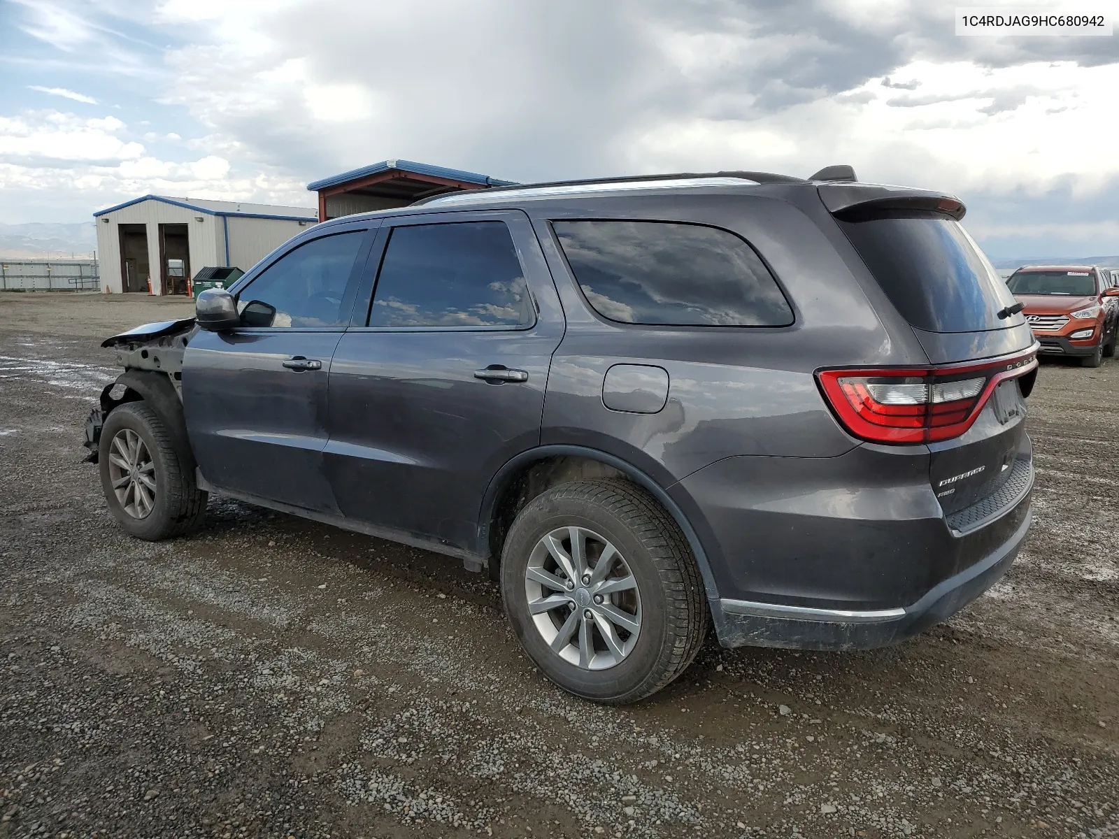 2017 Dodge Durango Sxt VIN: 1C4RDJAG9HC680942 Lot: 64823184