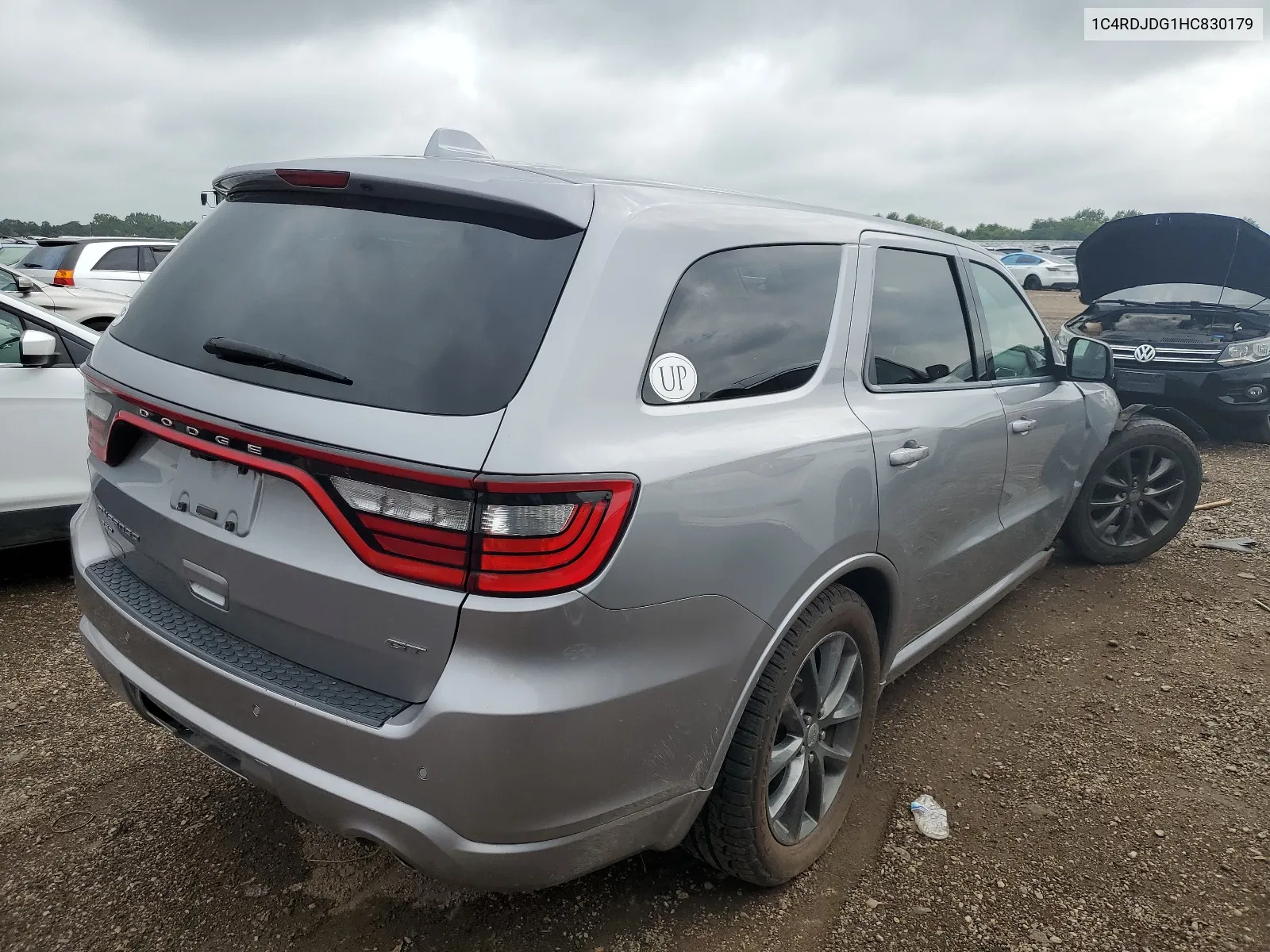 2017 Dodge Durango Gt VIN: 1C4RDJDG1HC830179 Lot: 65439684