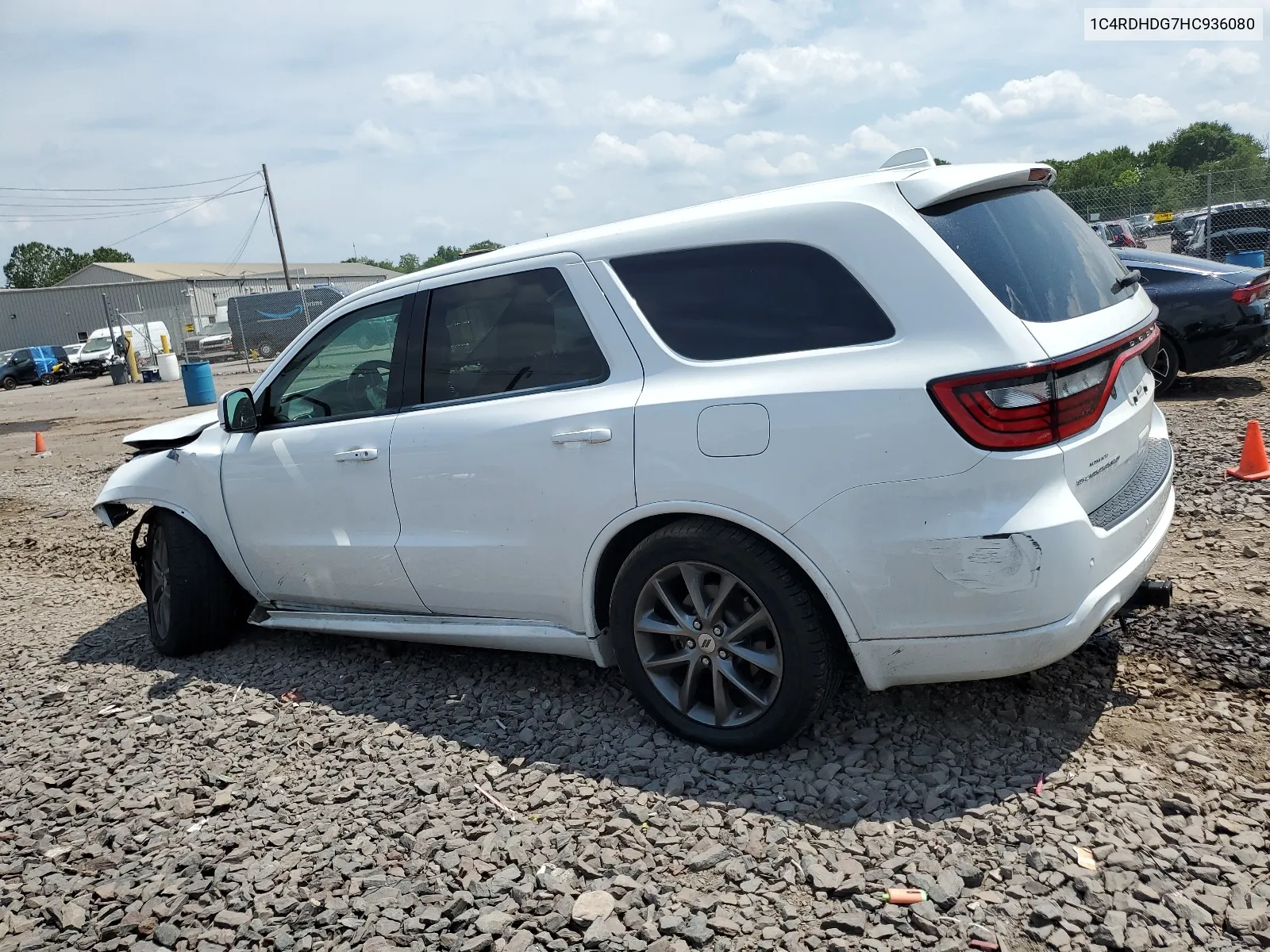 2017 Dodge Durango Gt VIN: 1C4RDHDG7HC936080 Lot: 65444024