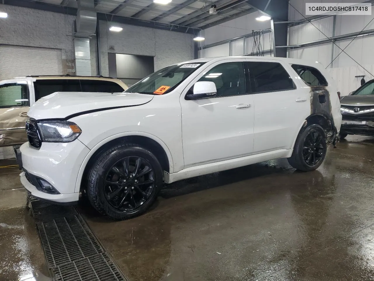 2017 Dodge Durango Gt VIN: 1C4RDJDG5HC817418 Lot: 65997424