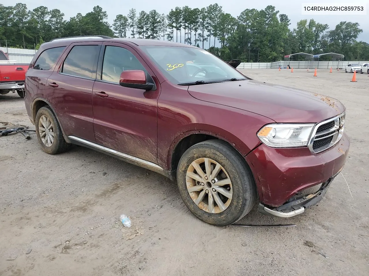 2017 Dodge Durango Sxt VIN: 1C4RDHAG2HC859753 Lot: 67270934