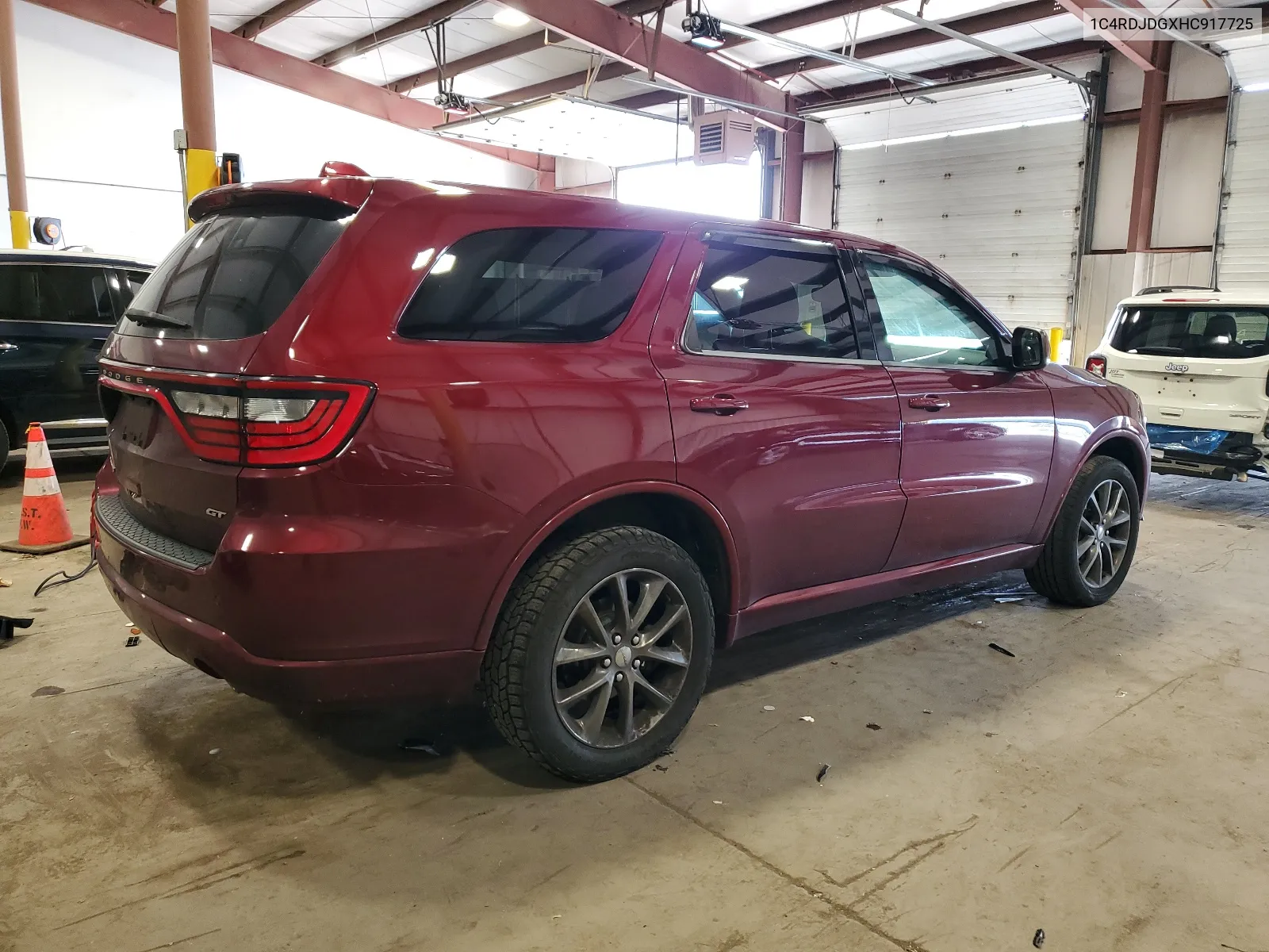 2017 Dodge Durango Gt VIN: 1C4RDJDGXHC917725 Lot: 67849654